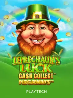 Portada de la tragamonedas Leprechaun's Luck Cash Collect Megaways