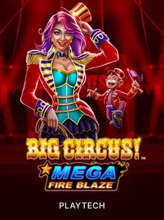 Portada de la tragamonedas Mega Fire Blaze Big Circus