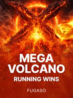 Portada de la tragamonedas Mega Volcano: RUNNING WINS