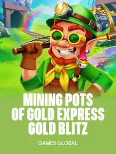 Portada de la tragamonedas Mining Pots of Gold Express Gold Blitz™