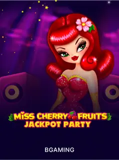 Portada de la tragamonedas Miss Cherry Fruits Jackpot party