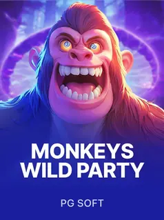 Portada de la tragamonedas Monkeys Wild Party