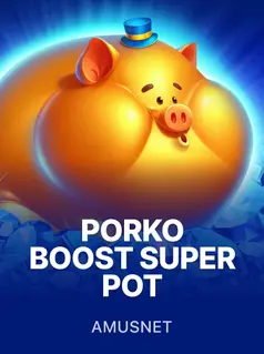 Portada de la tragamonedas Porko Boost Super Pot