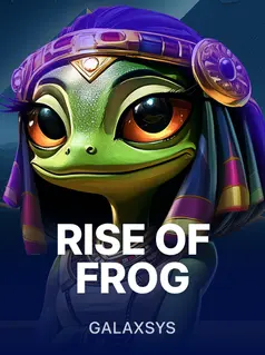Portada de la tragamonedas Rise of Frog