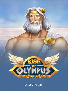 Portada de la tragamonedas Rise of Olympus