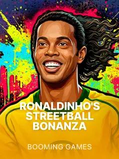 Portada de la tragamonedas Ronaldinho's Streetball Bonanza