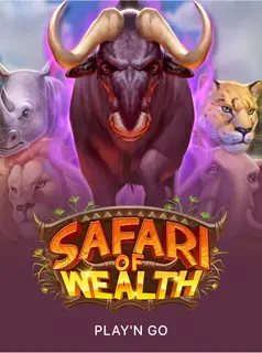 Portada de la tragamonedas Safari of Wealth