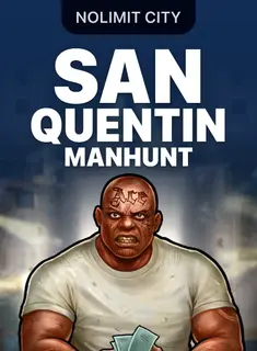 Portada de la tragamonedas San Quentin Manhunt