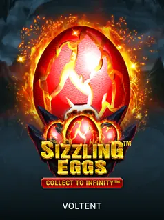 Portada de la tragamonedas Sizzling Eggs