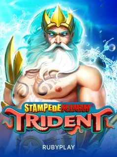 Portada de la tragamonedas Stampede Rush Trident