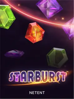 Portada de la tragamonedas Starburst