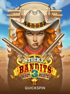 Portada de la tragamonedas Sticky Bandits 3: Most Wanted