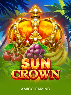 Portada de la tragamonedas Sun Crown de AmigoGaming