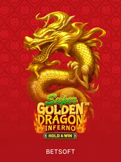 Portada de la tragamonedas Super Golden Dragon Inferno