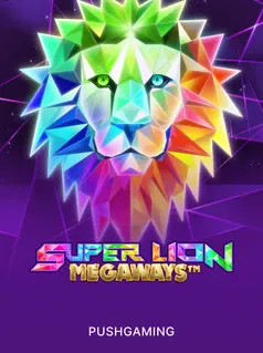 Portada de la tragamonedas Super Lion Megaways No Jp