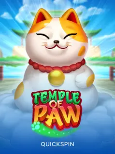 Portada de la tragamonedas Temple of Paw