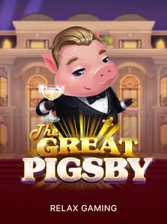 Portada de la tragamonedas The Great Pigsby Megaways