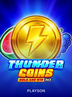 Portada de la tragamonedas Thunder Coins: Hold and Win