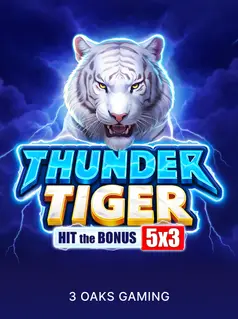 Portada de la tragamonedas Thunder Tiger