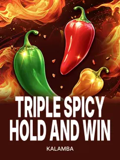 Portada de la tragamonedas Triple Spicy Hold and Win