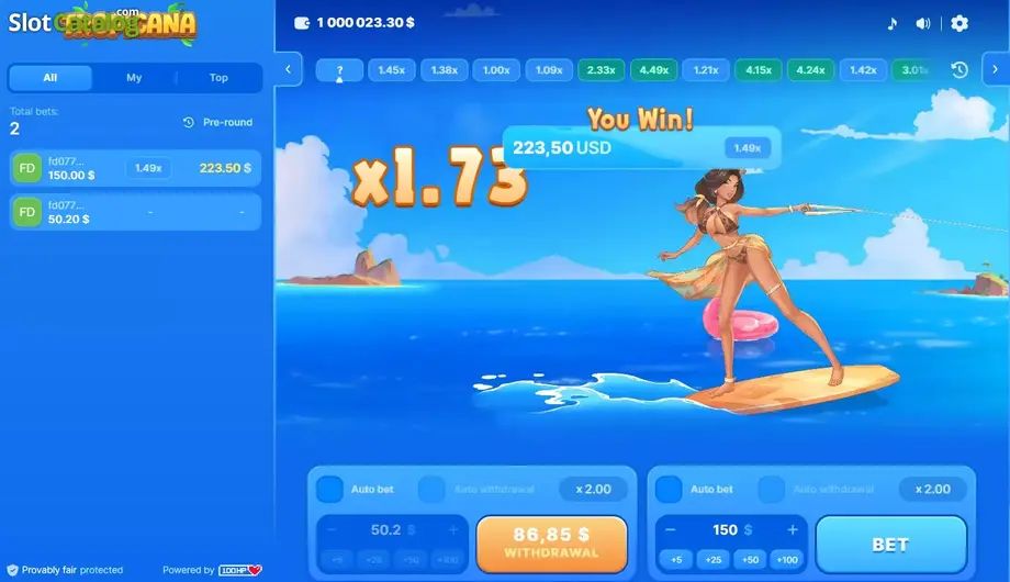 Tropicana gameplay screenshot