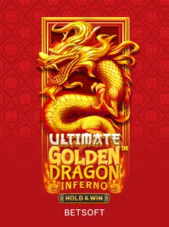Portada de la tragamonedas Ultimate Golden Dragon Inferno - Hold & Win
