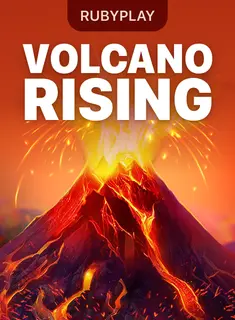 Portada de la tragamonedas Volcano Rising