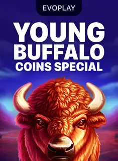 Portada de la tragamonedas Young Buffalo Coins Special