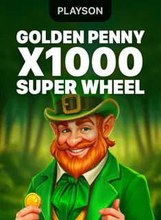 Golden Penny x1000: Super Wheel, slot by Playson